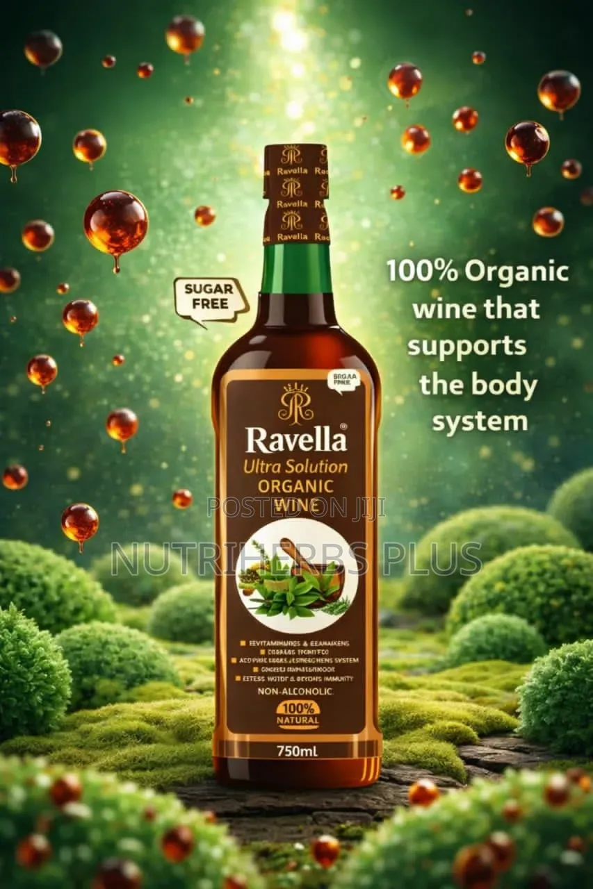 RAVELLA ULTRA SOLUTION Organic Wine (Supports Natural Detoxification)