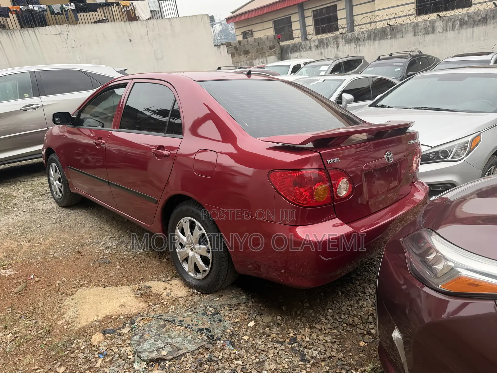 Toyota Corolla Sedan 2003 Red