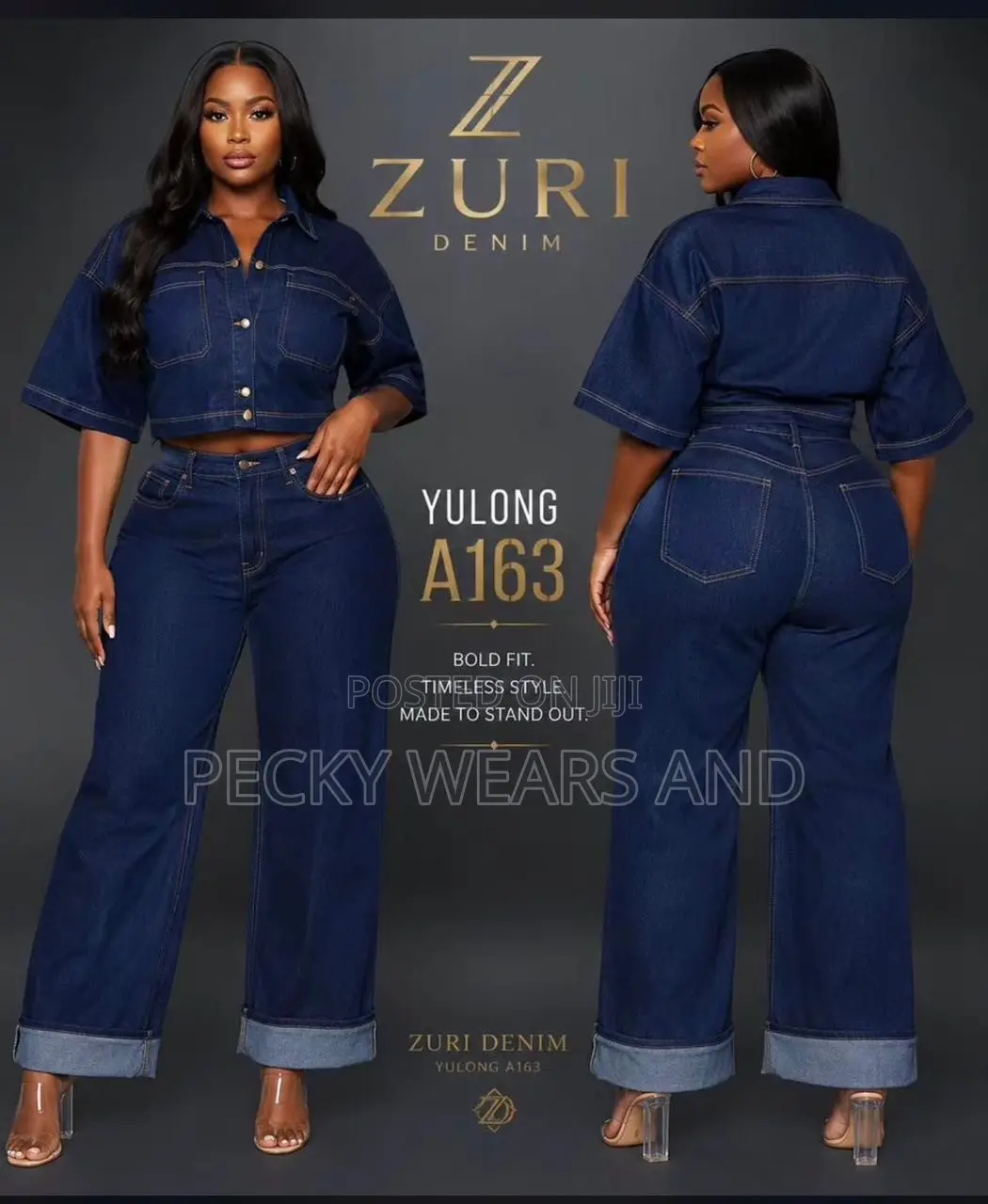 Luxury Denim 2pcs Set