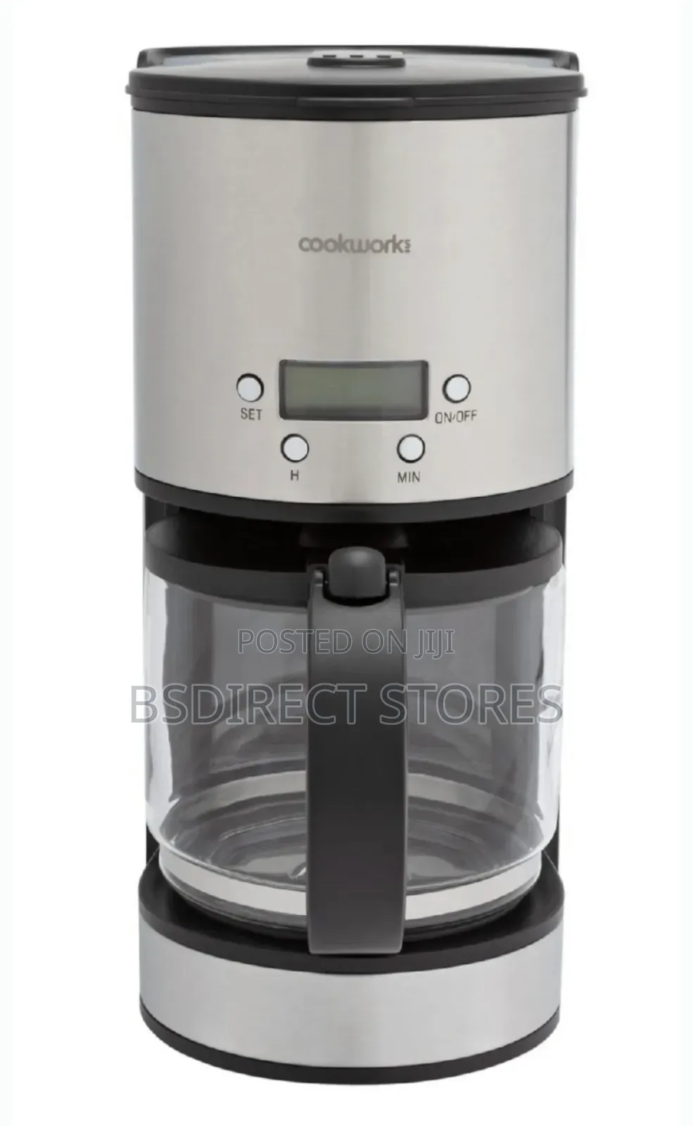 Cookworks Filter Coffee Machine With Timer 12 Cups Capacity