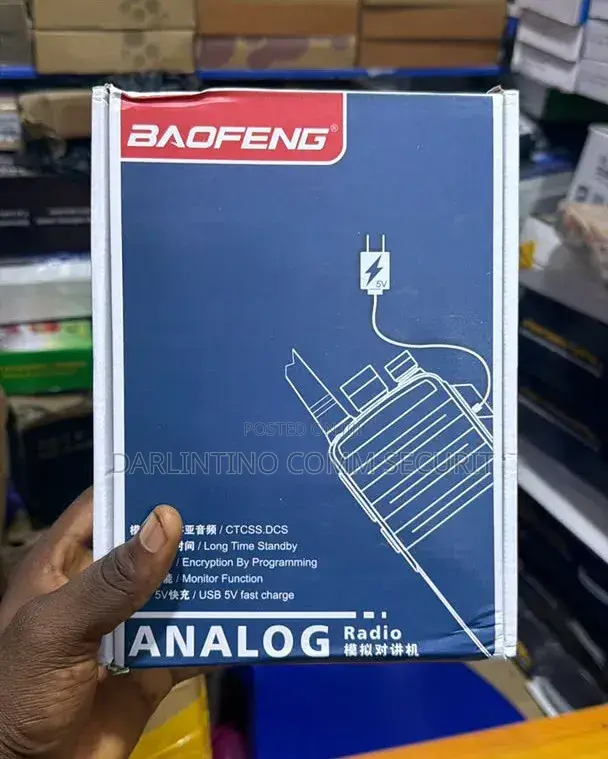 Baofeng C5 Analog Two-Way Walkie-Talkie Radio Box.
