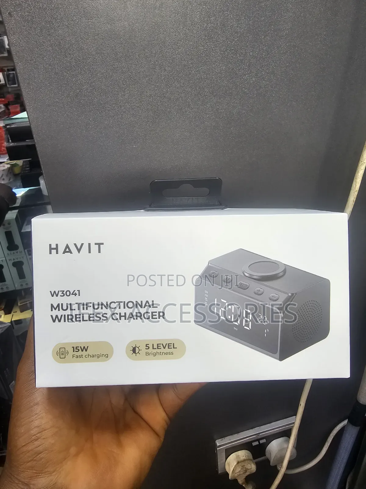 Havit W3041 Multifunctional Wireless Charger, Speaker and Alarm
