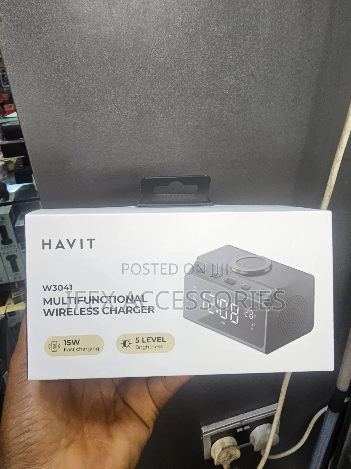 Havit W3041 Multifunctional Wireless Charger, Speaker and Alarm