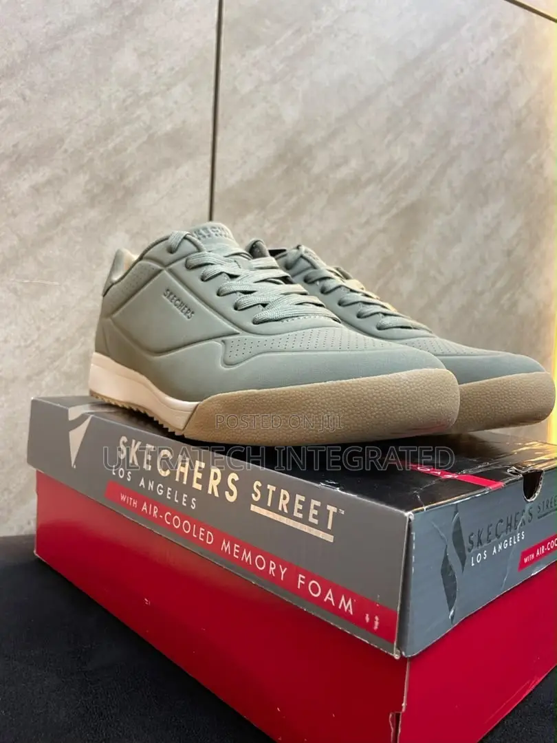 Skechers Street Men’s Air-Cooled Memory Foam Court Sneaker