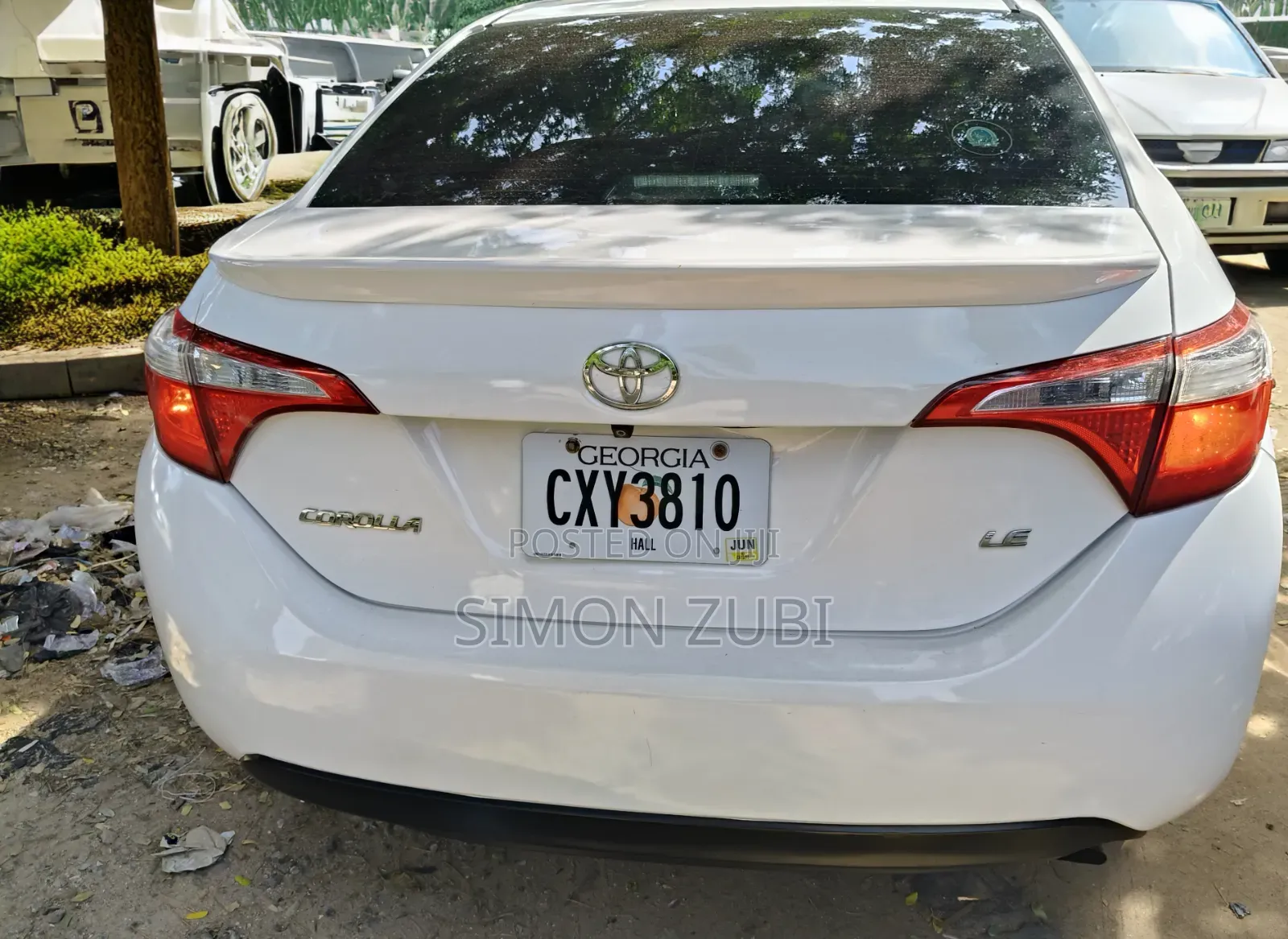 Toyota Corolla LE 4dr Sedan (1.8L 4cyl CVT) 2015 White