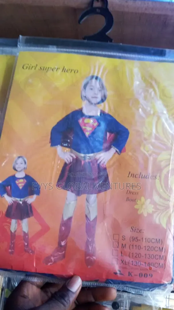 Superheroes Supergirl Costume for Children