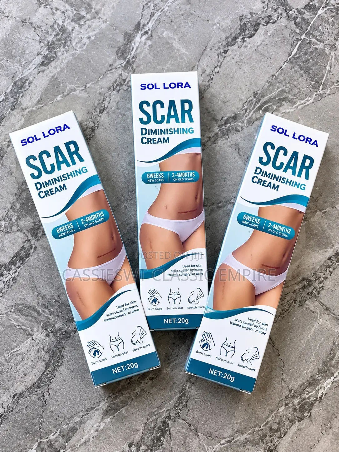 Sol Lora Scar Diminishing Cream 20g – Scar Care Cream