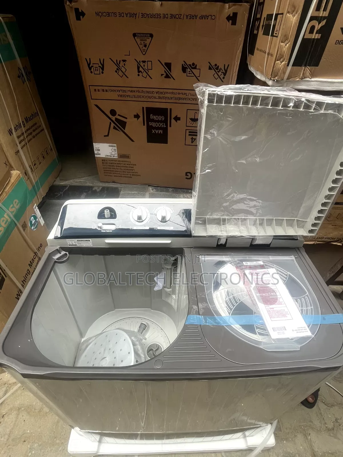 LG Top Load Twin Tub 13KG (P1401RWPL) Manual Washing Machine