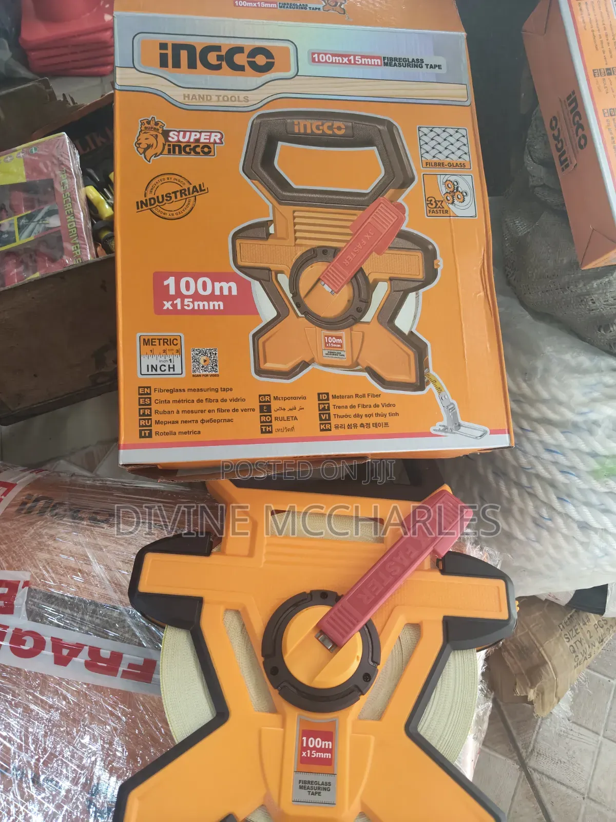 100meters Ingco Fiber Tape