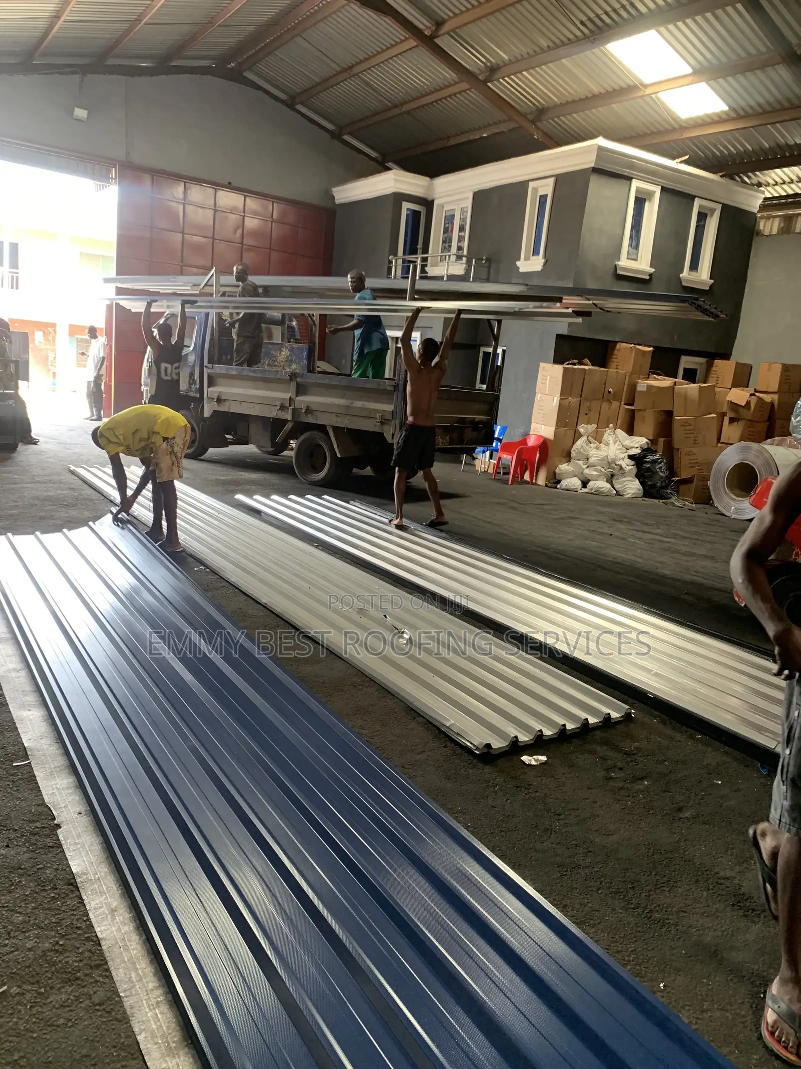 Copper Blue Aluminium Roofing Sheet 0.70mm - Agege Factory