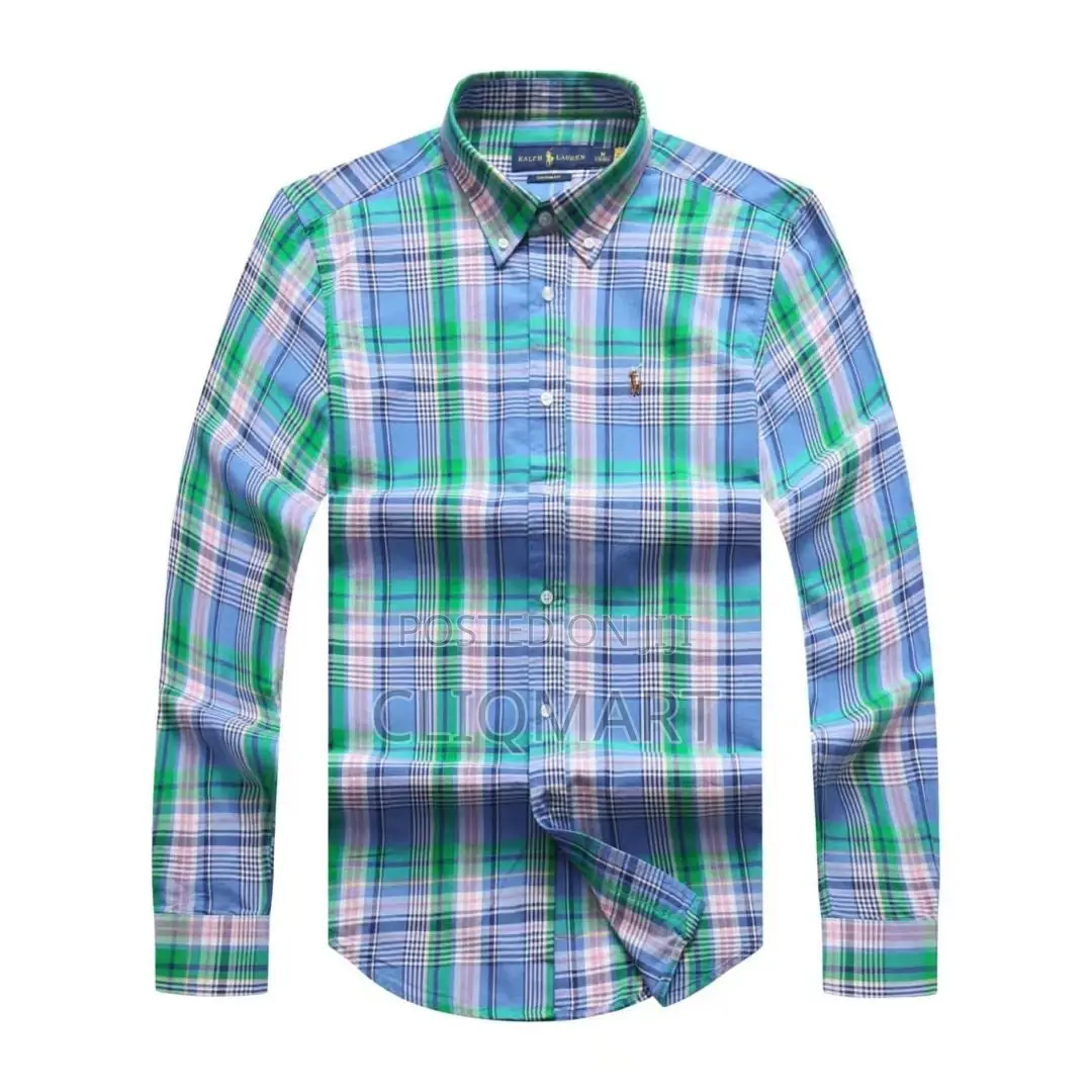 Ralph Lauren Plaid Button-Down Long-Sleeve Shirt | Multiple Colorways