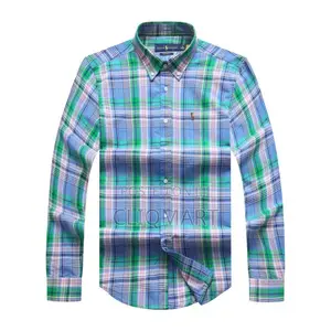 Ralph Lauren Plaid Button-Down Long-Sleeve Shirt | Multiple Colorways