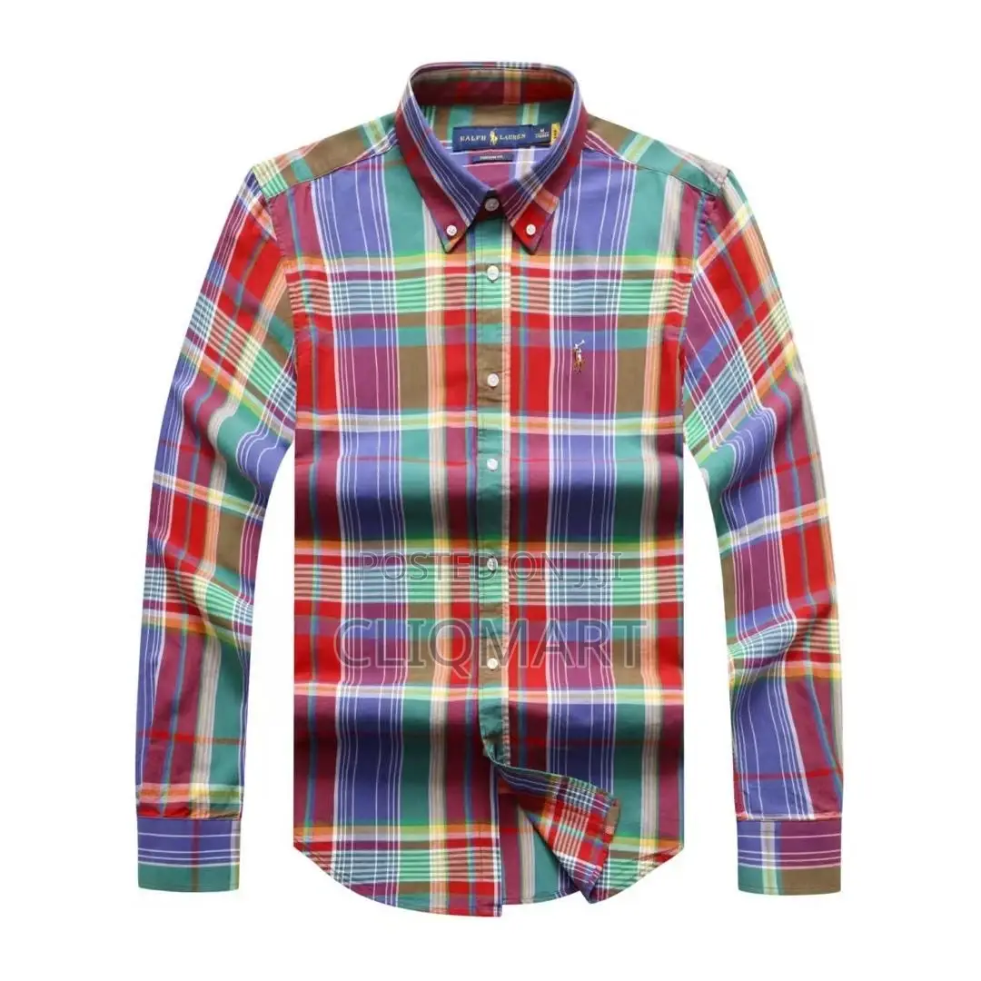 Ralph Lauren Plaid Button-Down Long-Sleeve Shirt | Multiple Colorways
