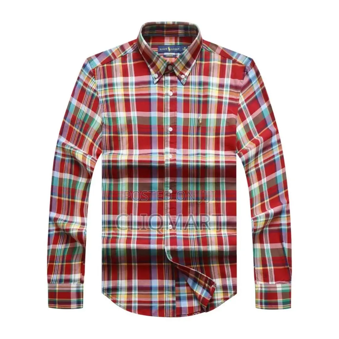 Ralph Lauren Plaid Button-Down Long-Sleeve Shirt | Multiple Colorways