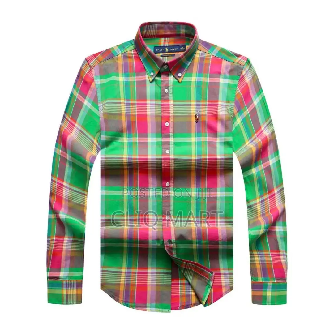 Ralph Lauren Plaid Button-Down Long-Sleeve Shirt | Multiple Colorways