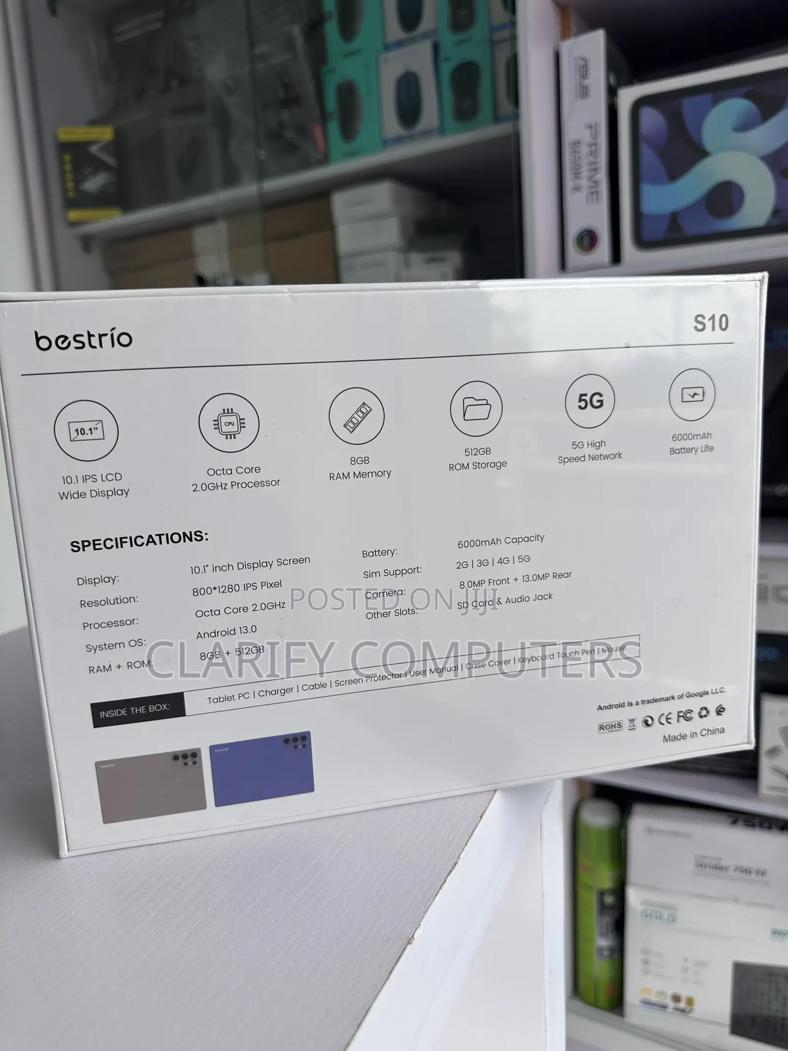 New Bestrio Tab S10 512 GB Blue