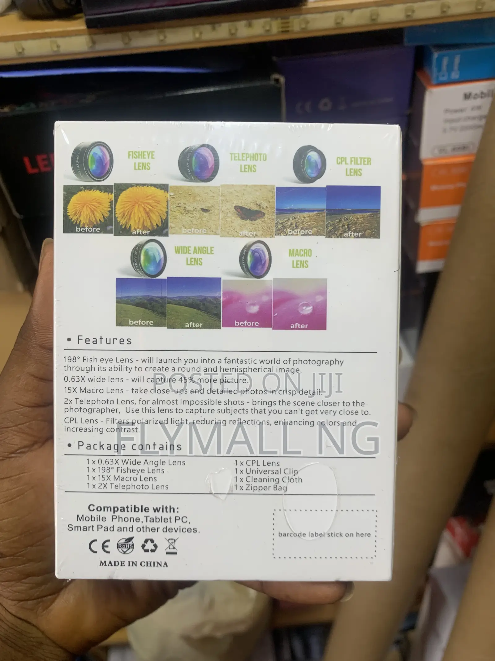 5 in 1 Mobile Photo Lens Set