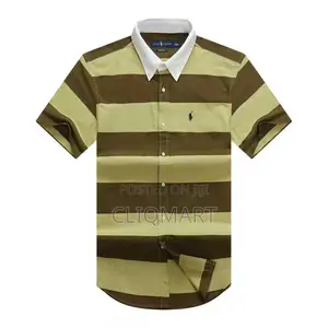 Ralph Lauren Striped Short-Sleeve Button-Down Shirt