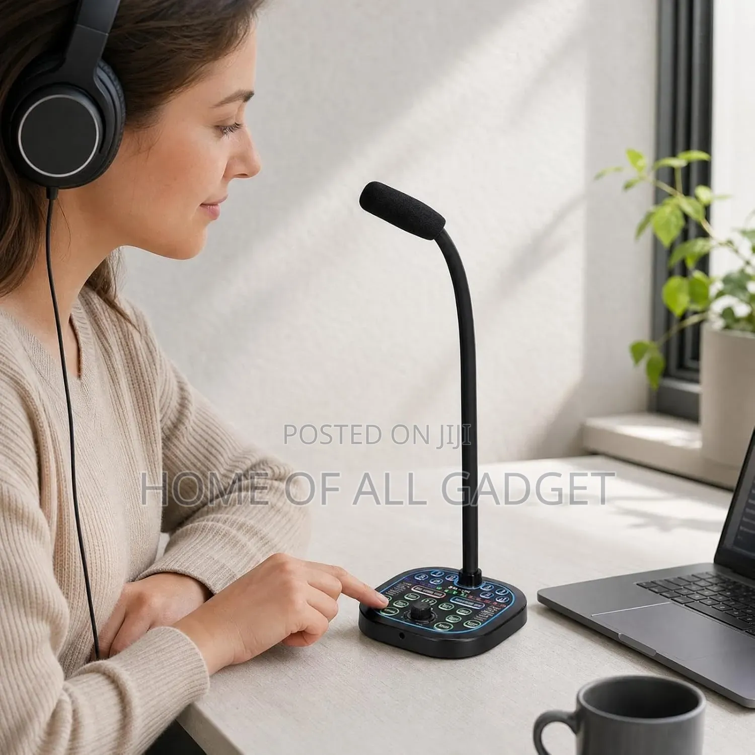 Voice Changing Desktop Audio Pick-Up Mk100 With Noise Reductio
