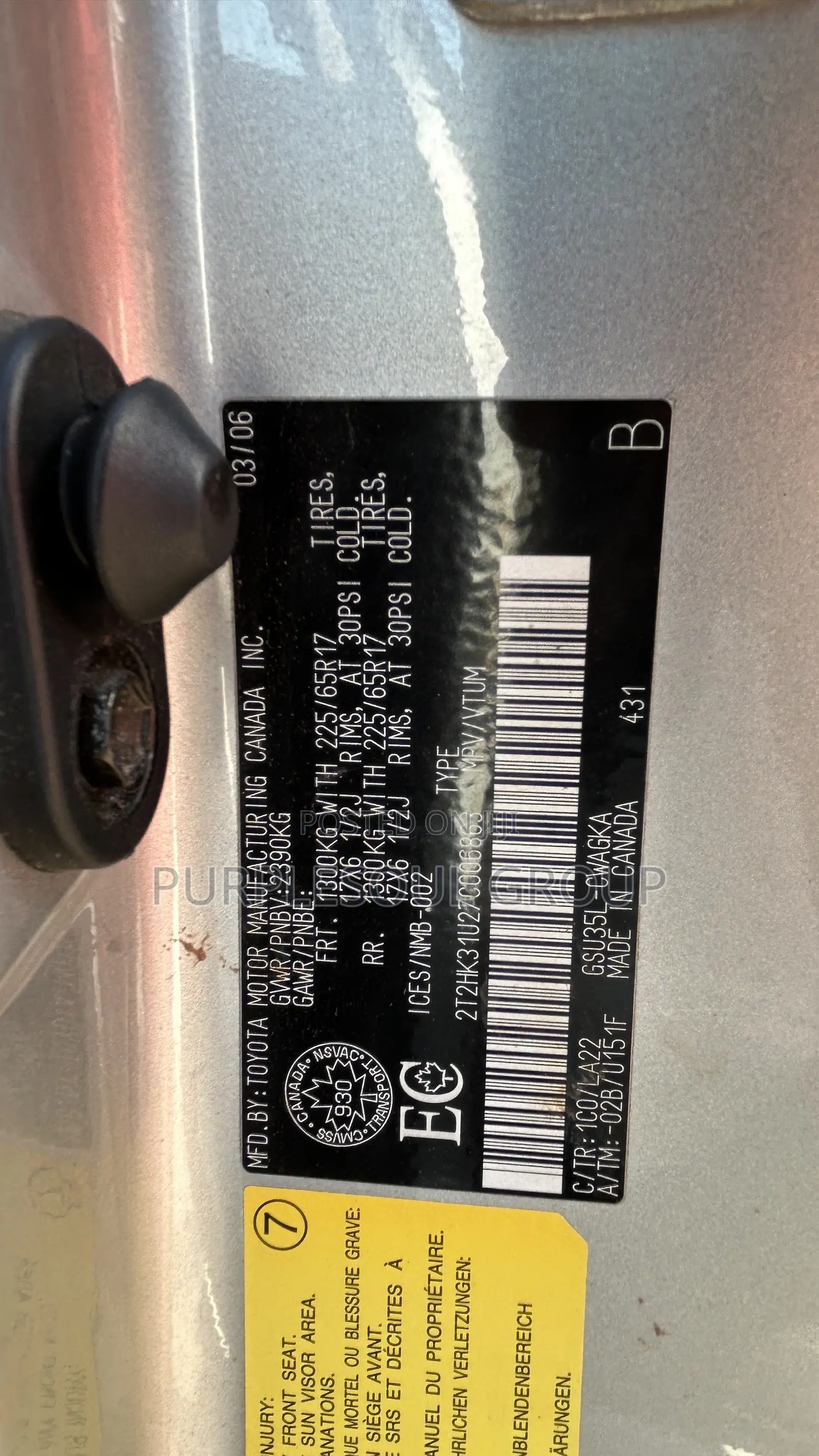 Lexus RX 350 2007 Silver