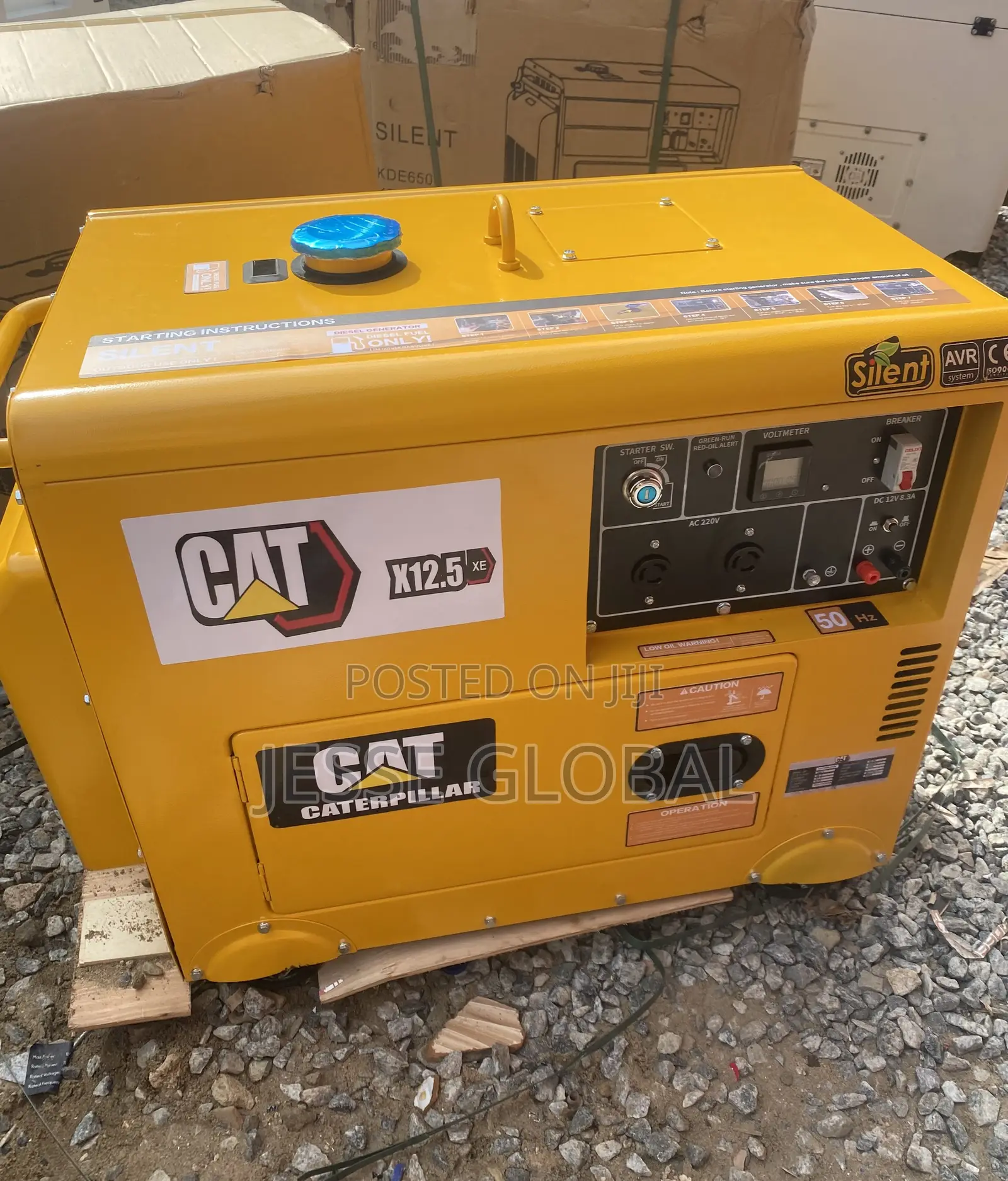 CAT 12KVA Soundproof Generator With Copper Coil