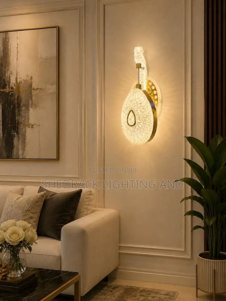 Luxury Crystal Wall Light!