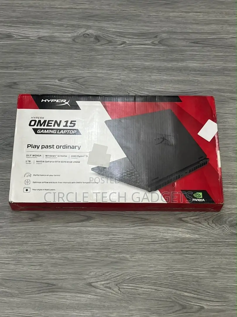 New Laptop HP Omen 15 16GB AMD Ryzen 9 SSD 1T