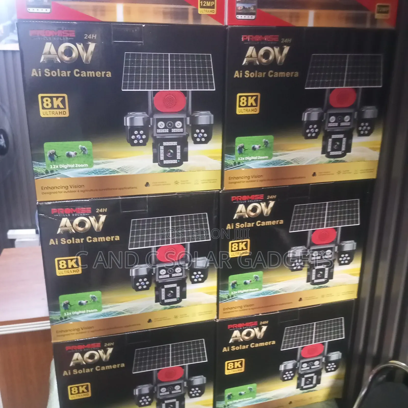 4Lens AOV Ai CCTV Camera Double Panels