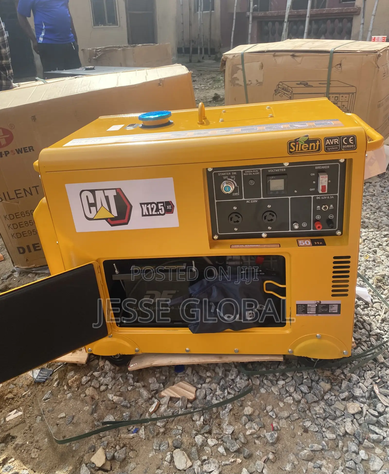 CAT 12KVA Enclosed Diesel Generator