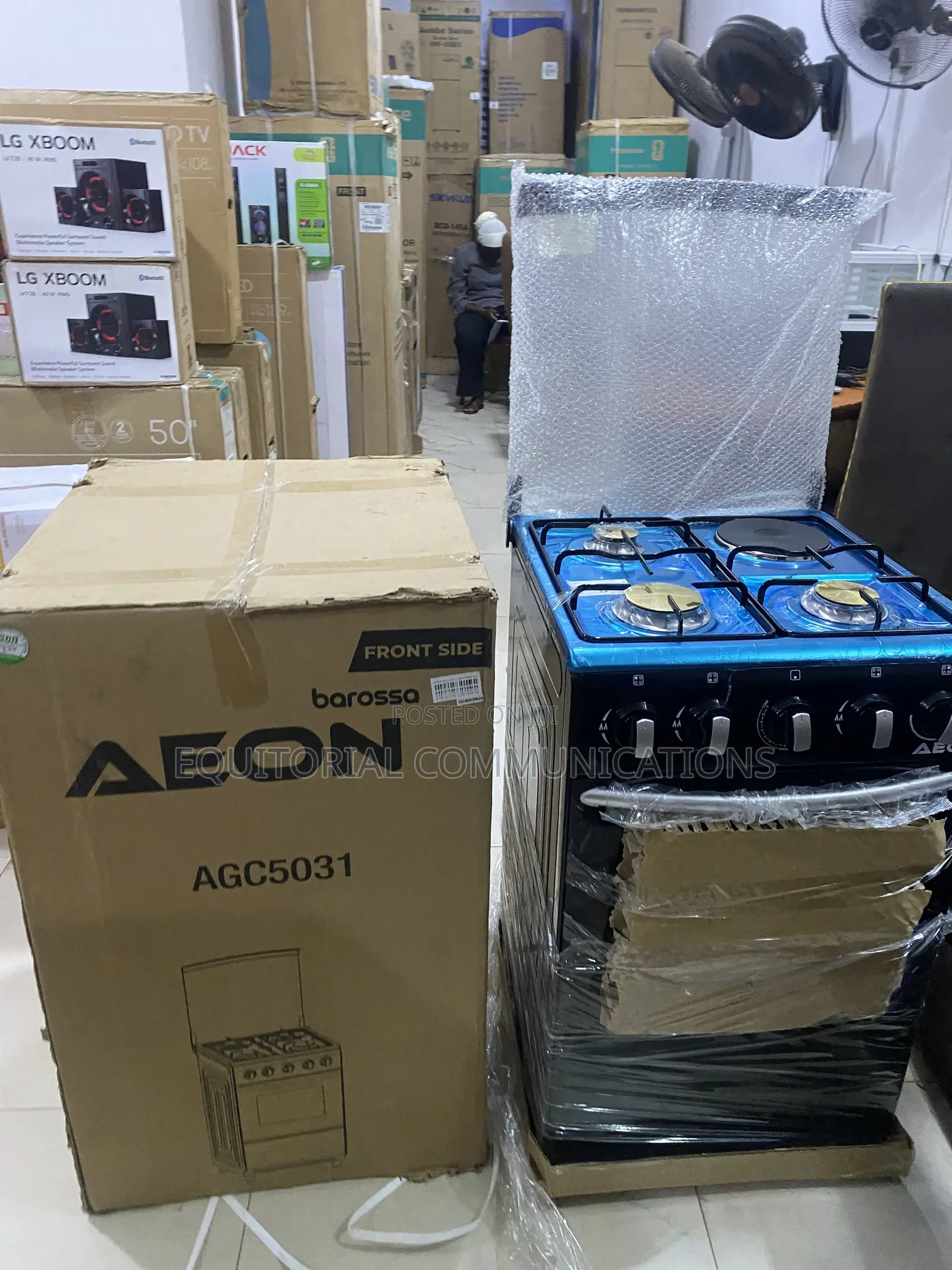 AEON 5050 3+1 Gas Burner Cooker and Oven – AGC5031