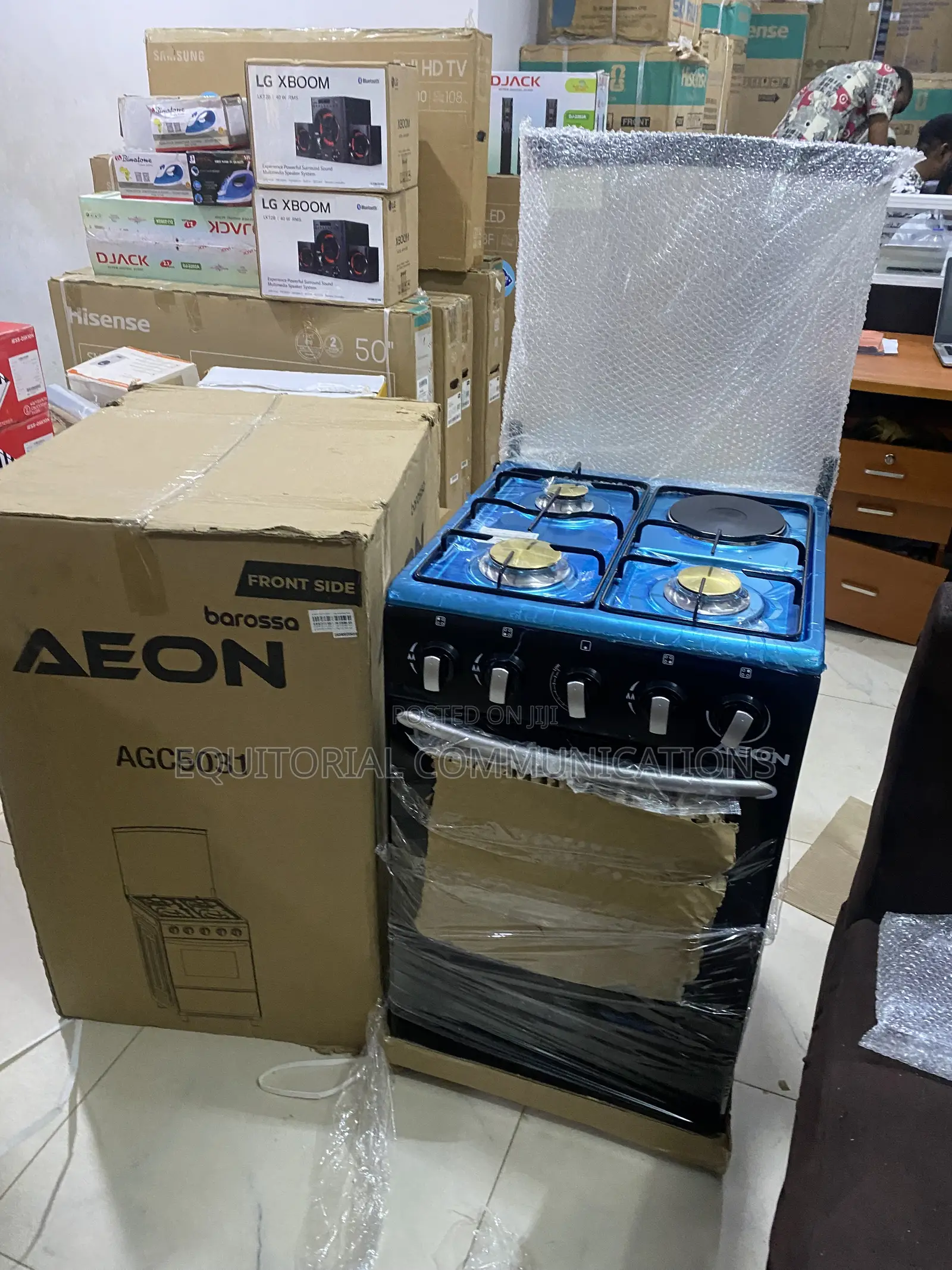 AEON 5050 Gas Cooker With 3+1 Burners and Oven