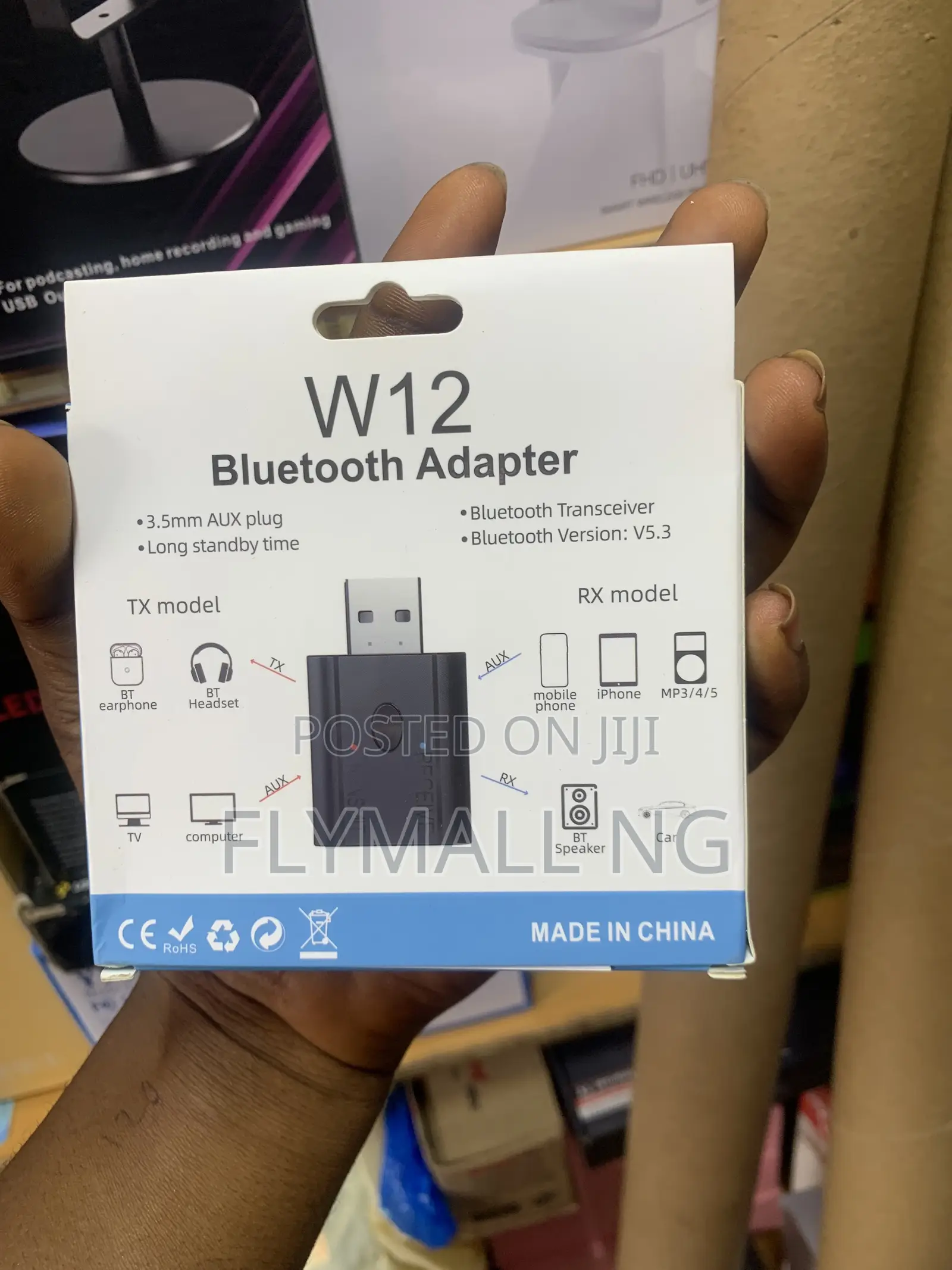 W12 Bluetooth Transmitter and Receiver Adapter