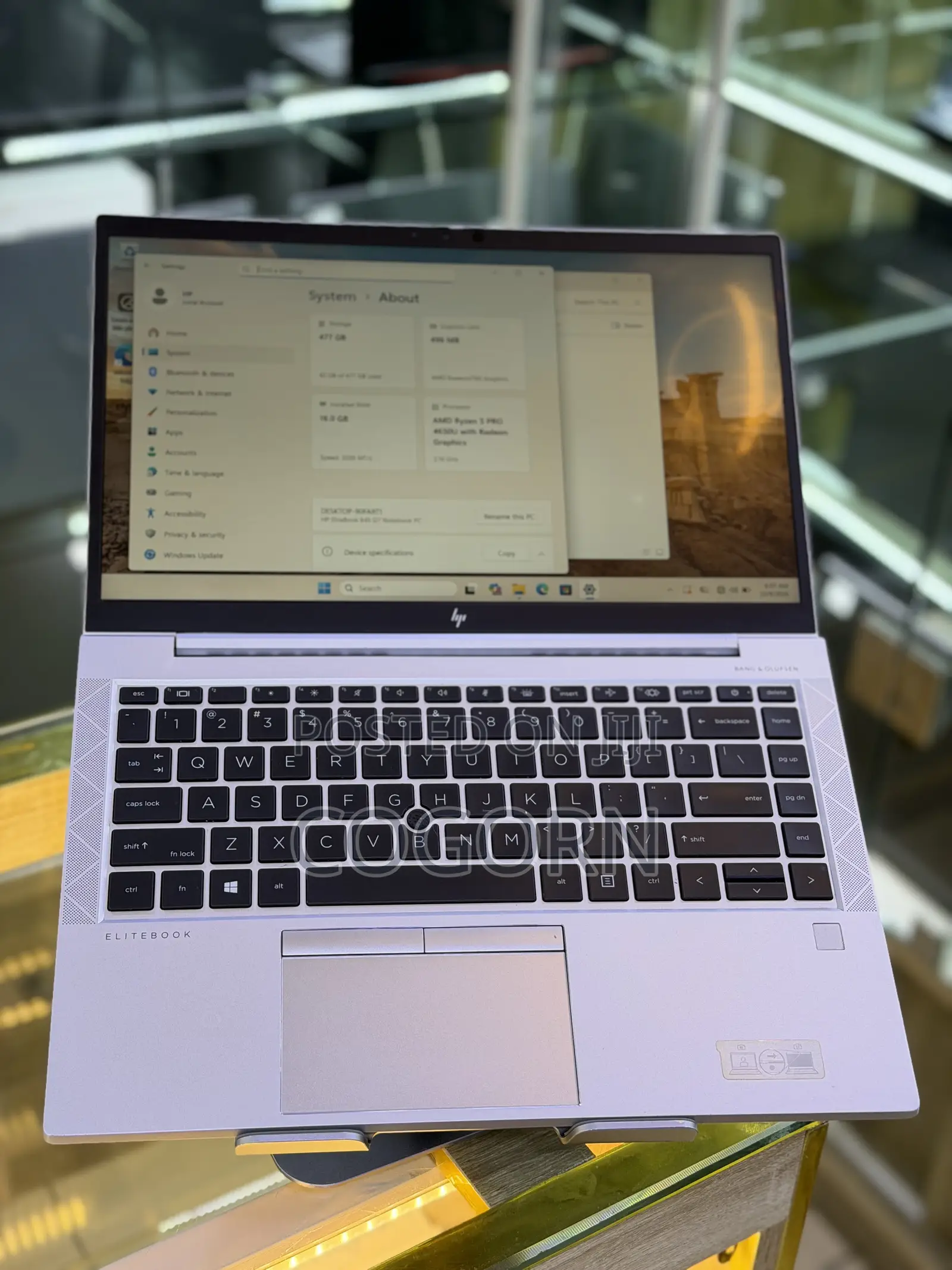 Laptop HP EliteBook 845 G7 16GB AMD Ryzen 5 SSD 512GB