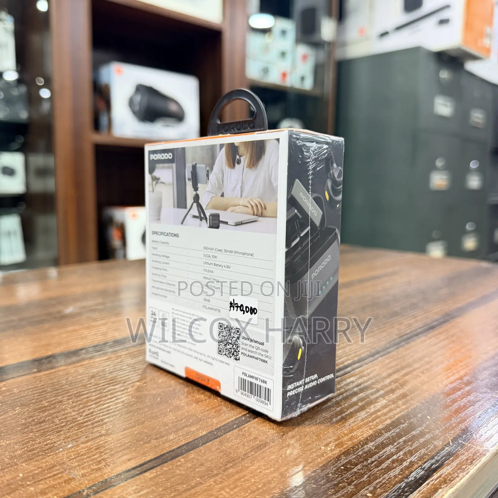 Porodo Movo Lavalier Microphone Type-C Connector