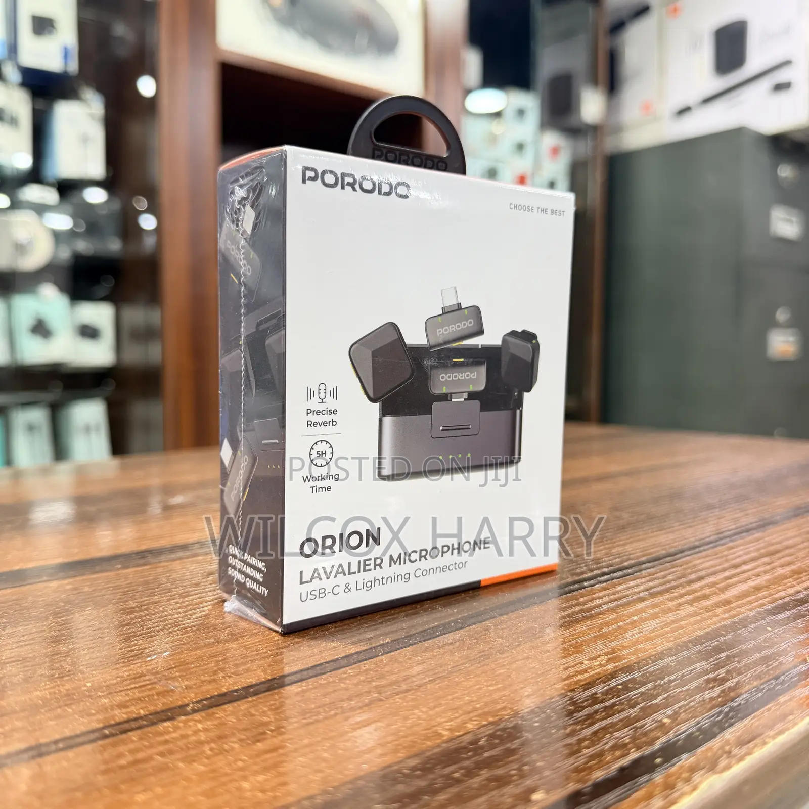 Porodo Orion Lavalier Microphone Type-C & Lightning