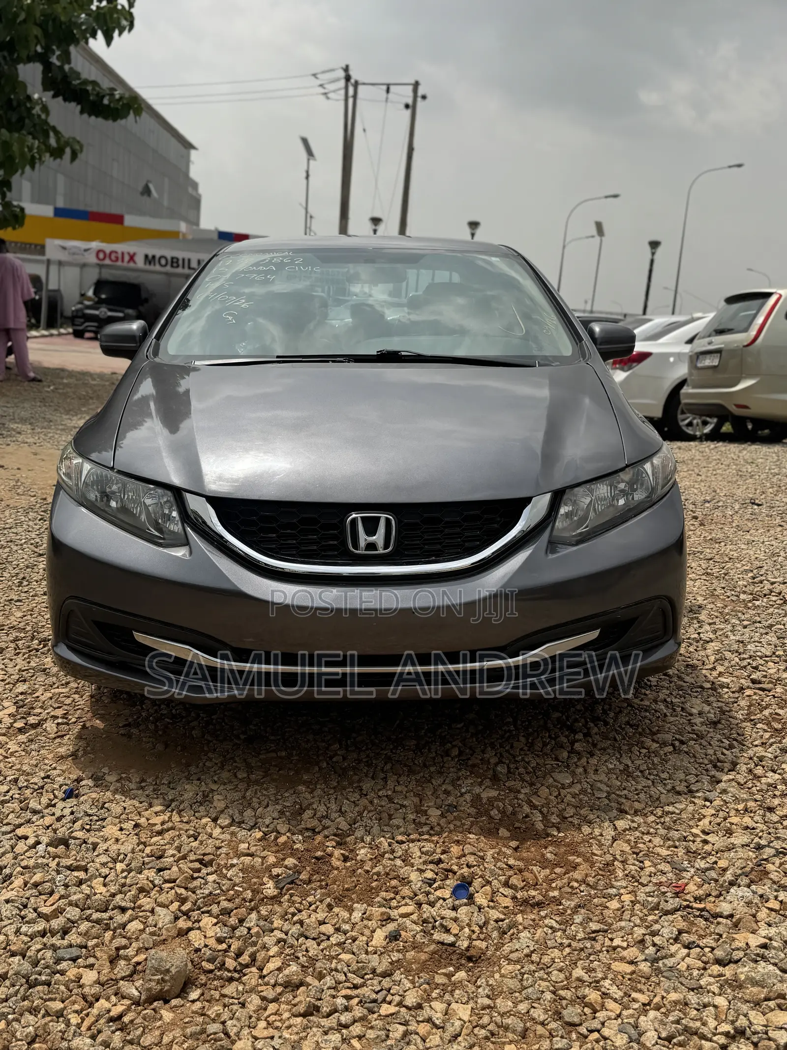 Honda Civic Sedan EX 2013 Gray