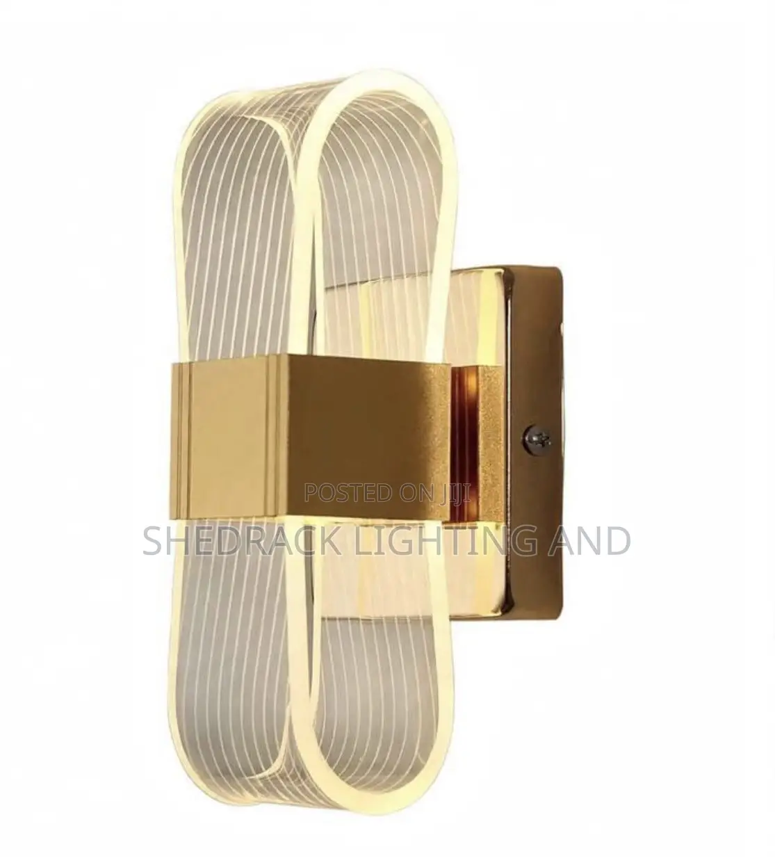 Modern Double U Led Wall Light - Black & Gold Available!