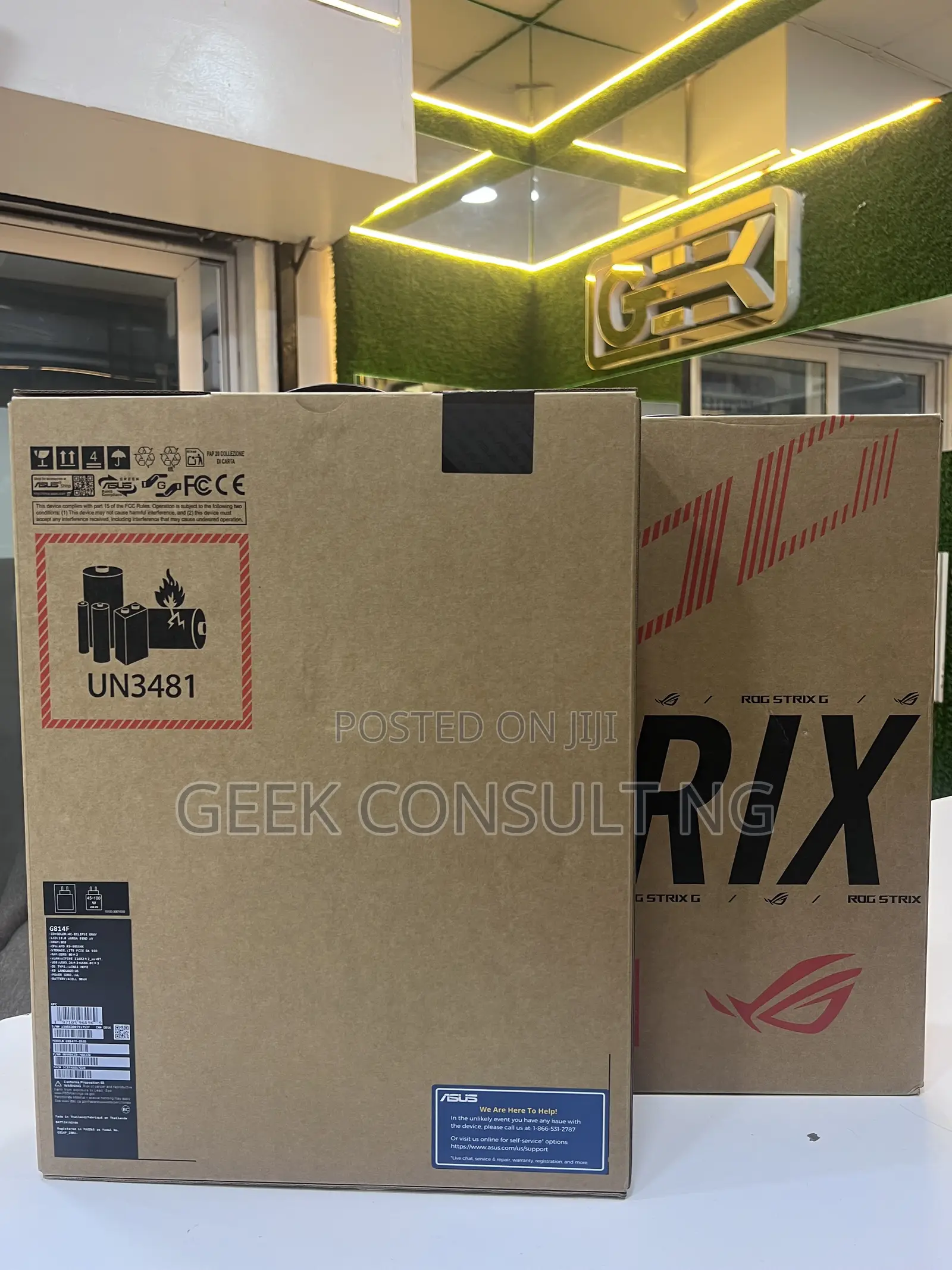 New Laptop Asus ROG Strix G18 16GB AMD Ryzen 9 SSD 2T