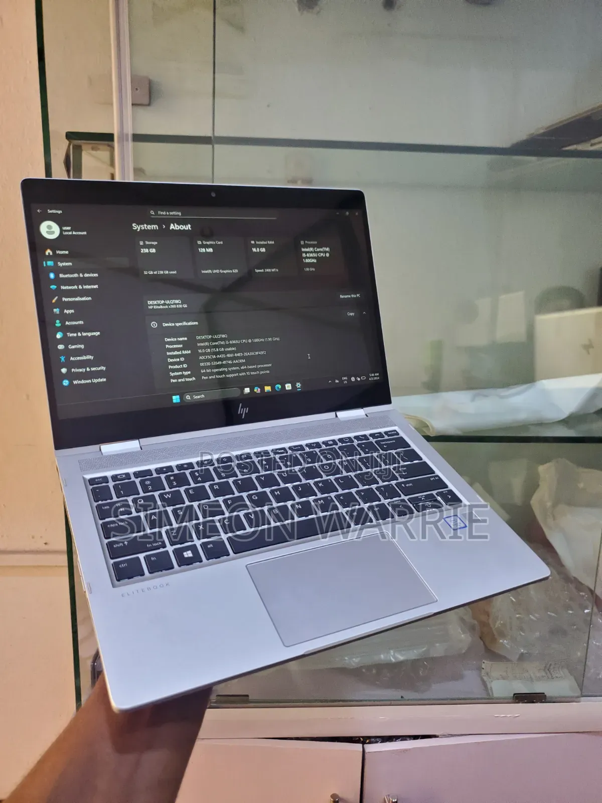 Laptop HP EliteBook 830 G6 16GB Intel Core i5 SSD 256GB