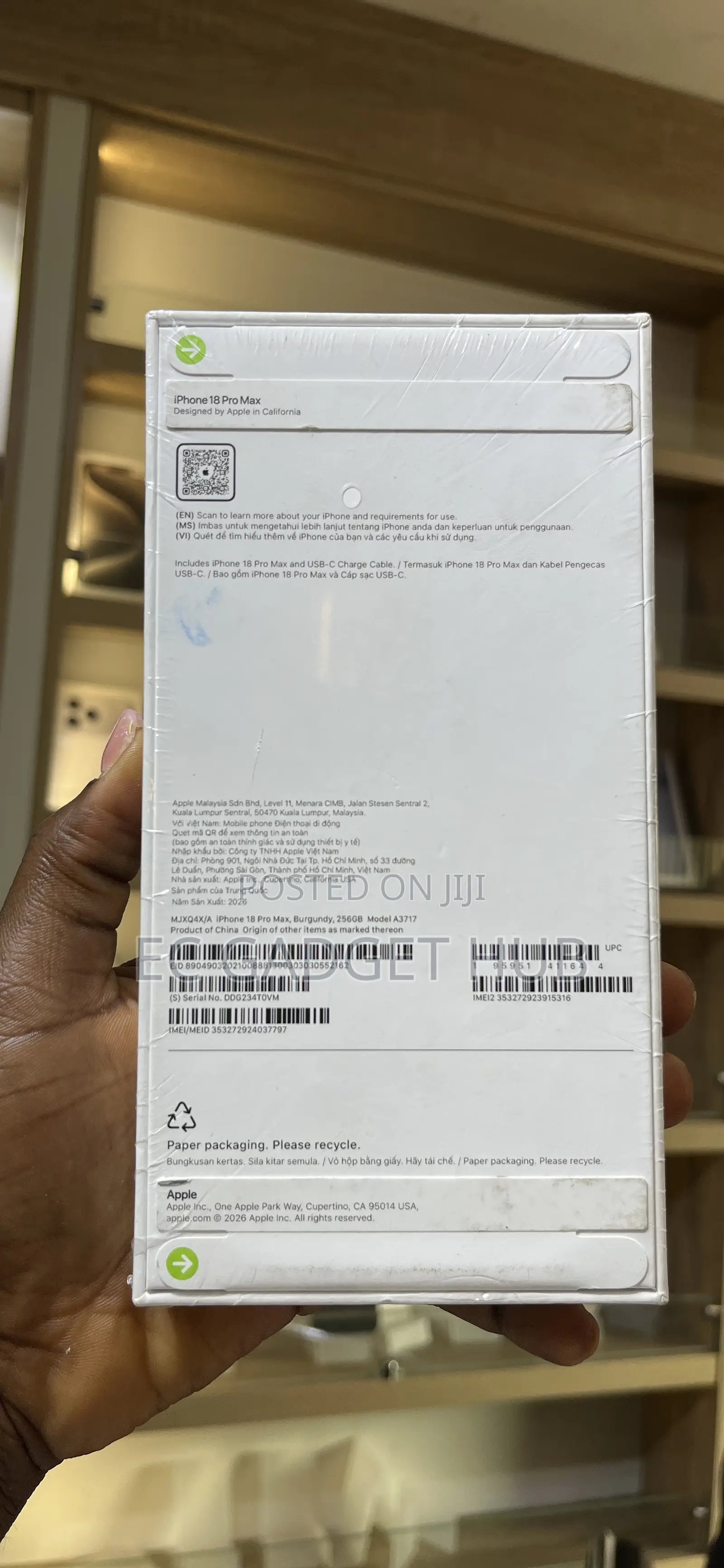 New Apple iPhone 18 Pro Max 256 GB Red
