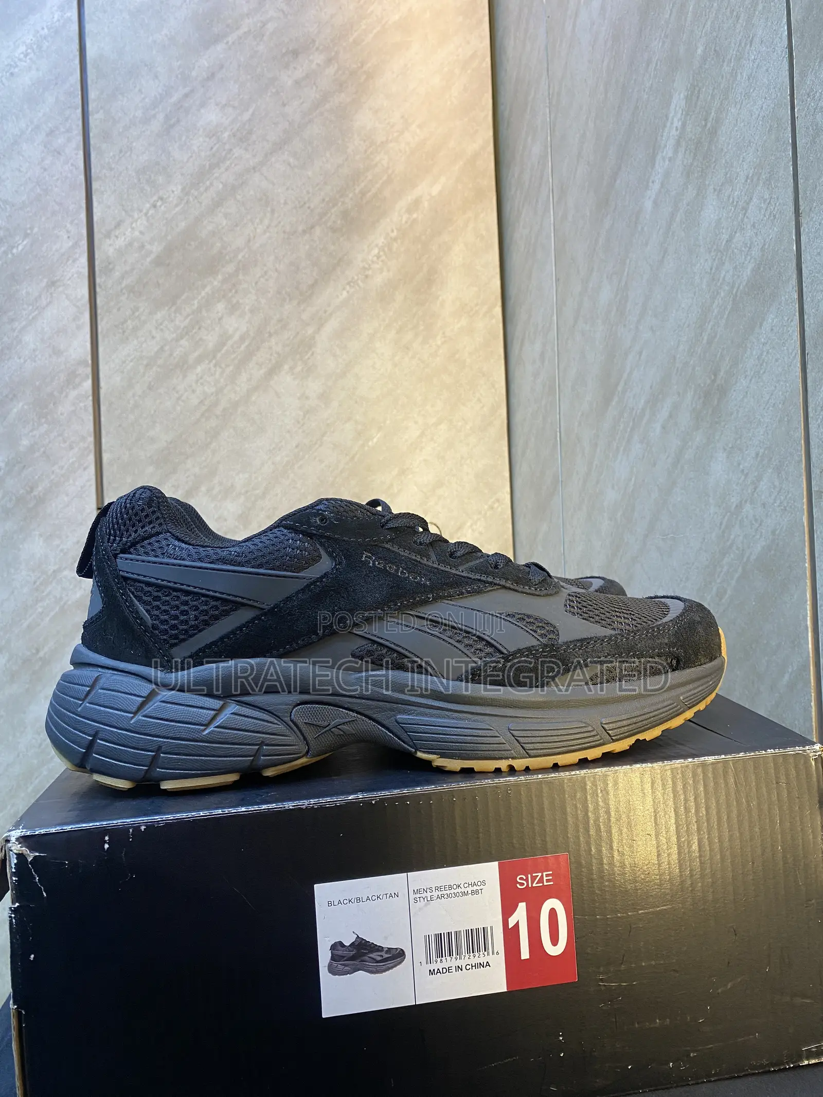 REEBOK Men’s Chaos Mesh & Suede Sneaker