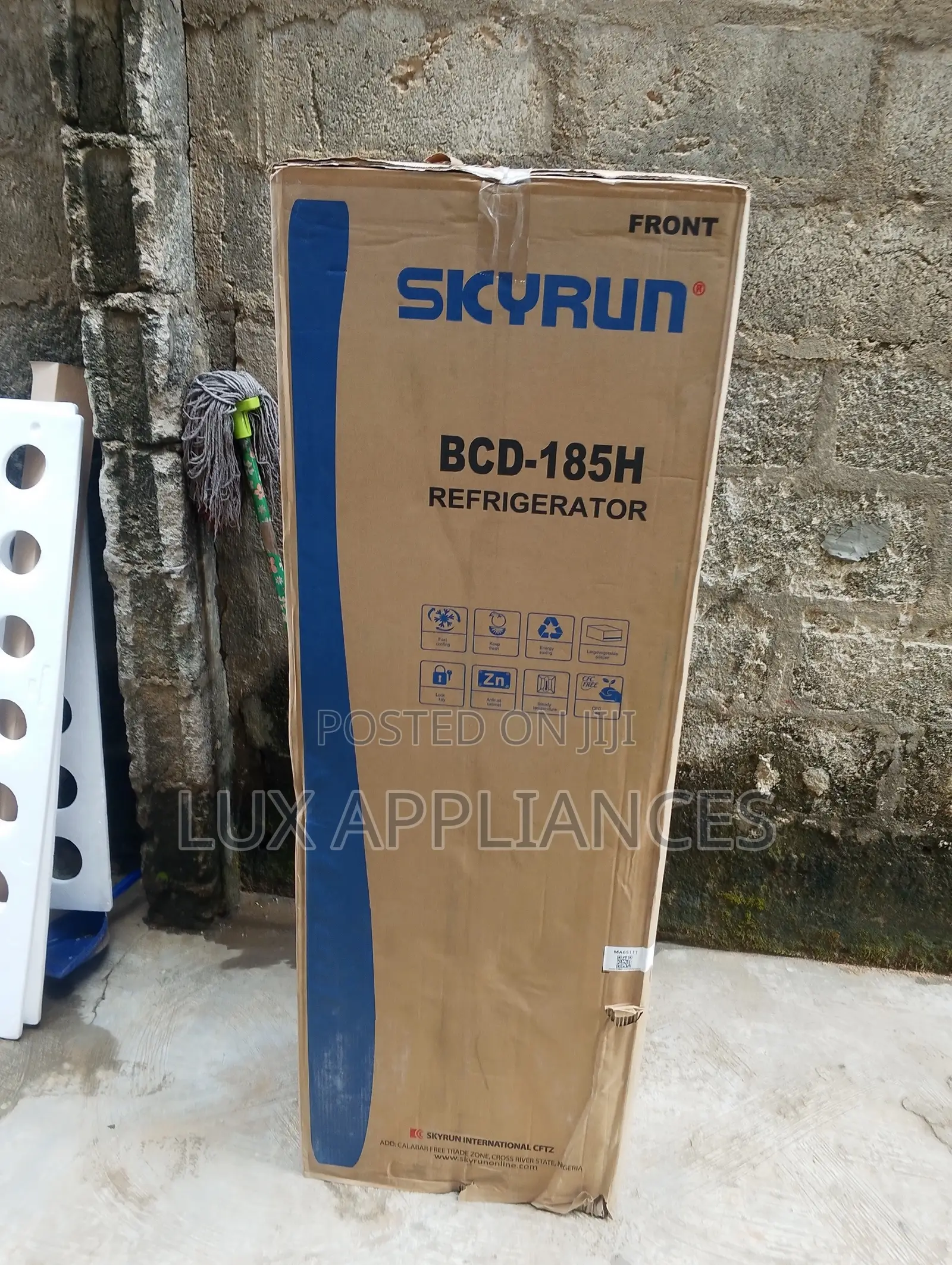 SKYRUN BCD-185H 180 Litre Double Door Fridge