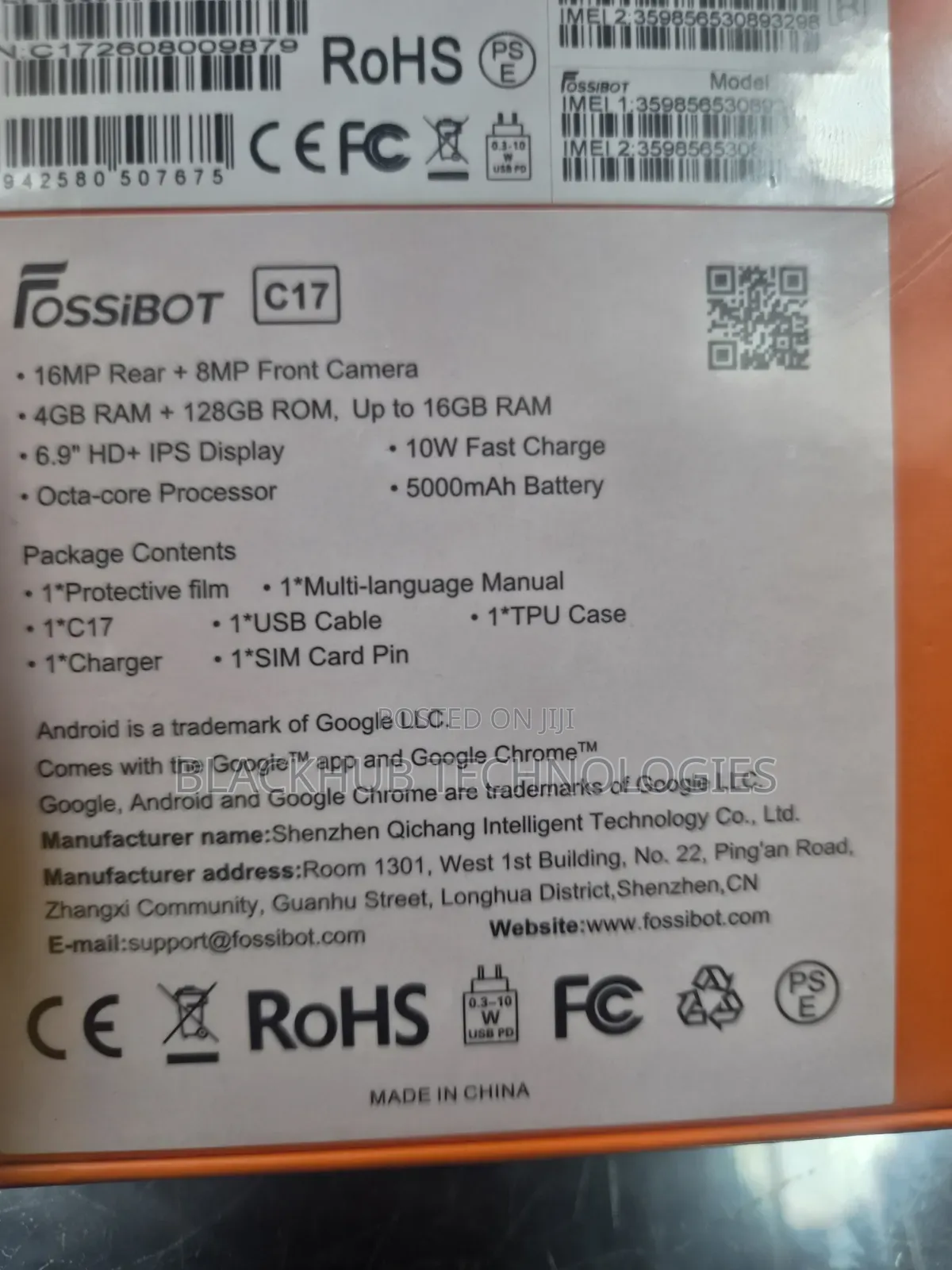 New Fossibot S3 128 GB Orange