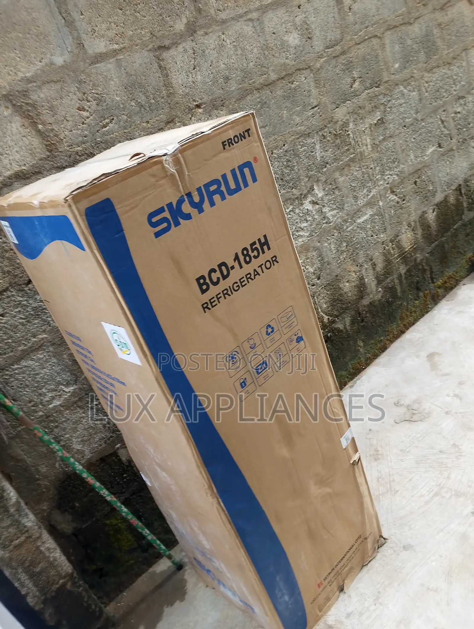 SKYRUN BCD-185H Silver Double Door Fridge