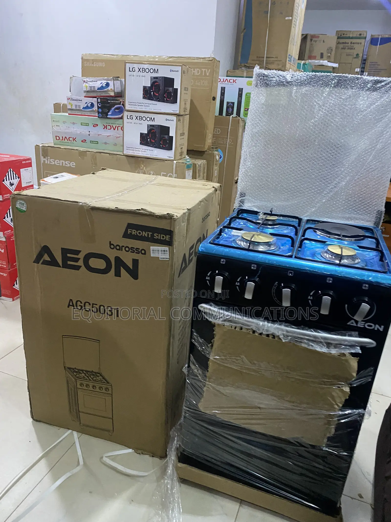 AEON 5050 3+1 Burner Gas Range for Daily Meal Preparation