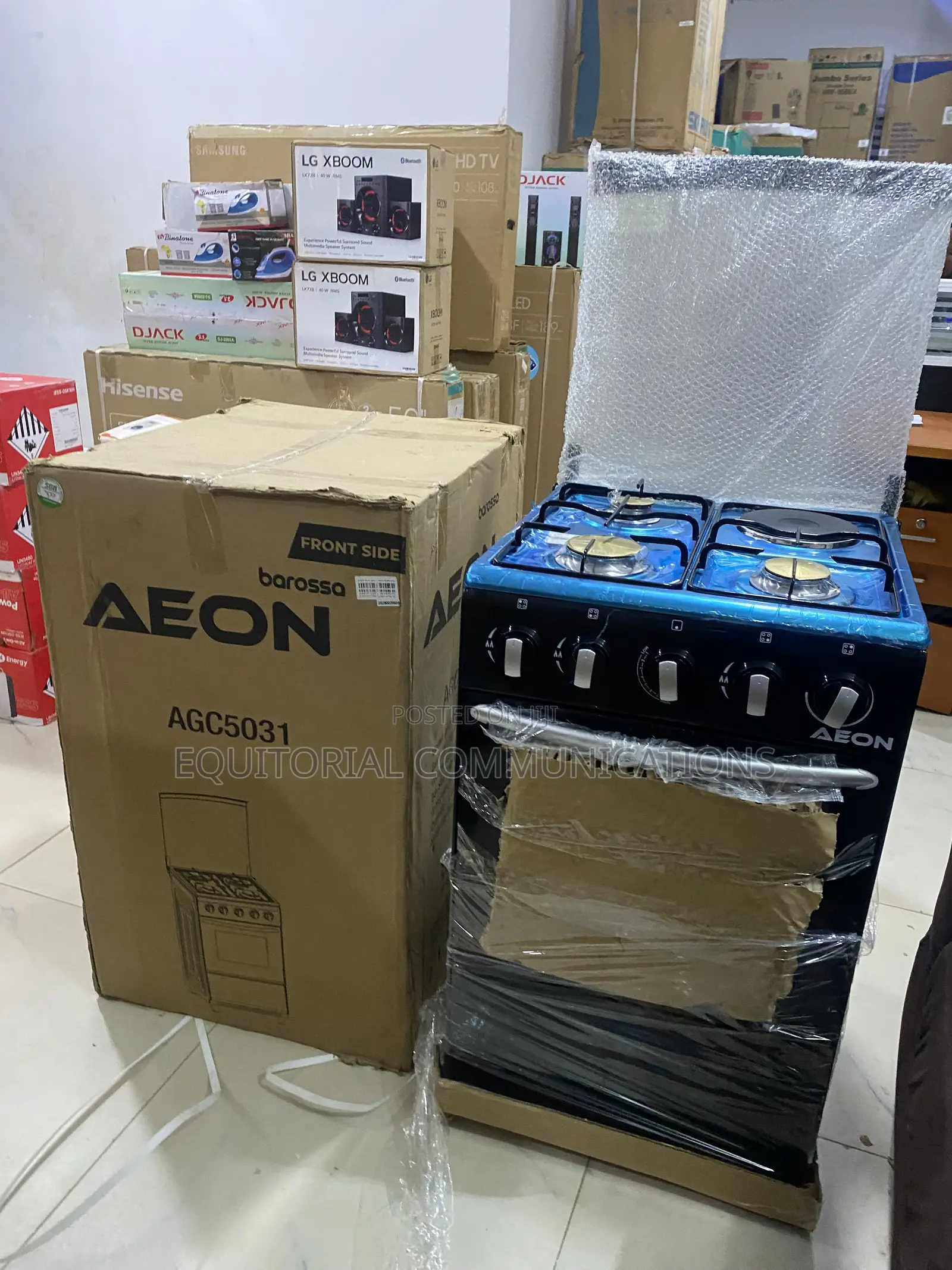 AEON 5050 3+1 Burner Gas Range for Daily Meal Preparation