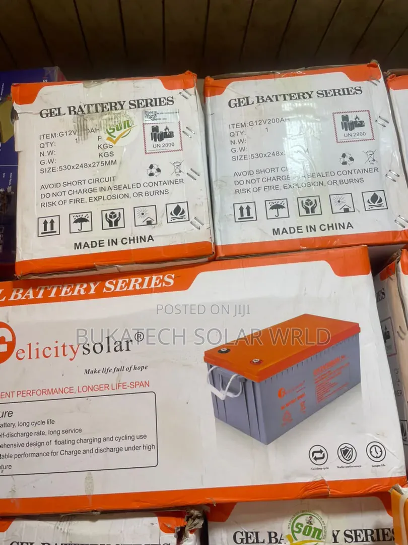 200ah Felicity Gel Battery