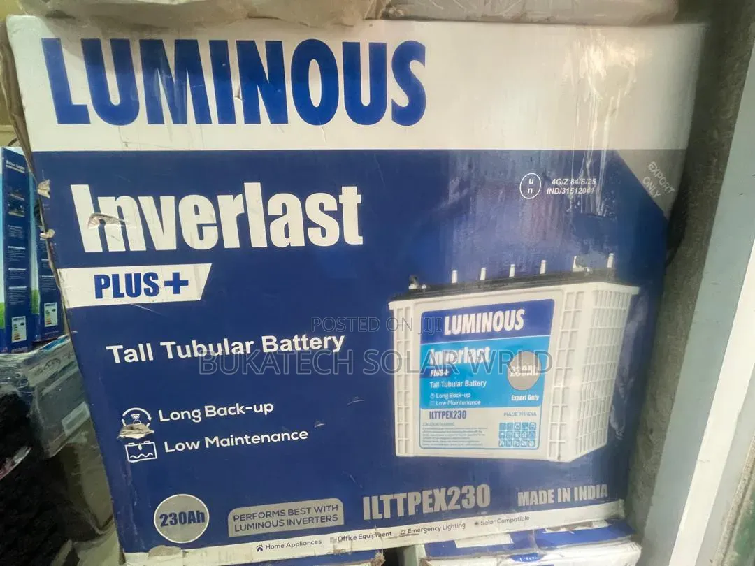 Luminous Inverlast Plus Tubular Battery