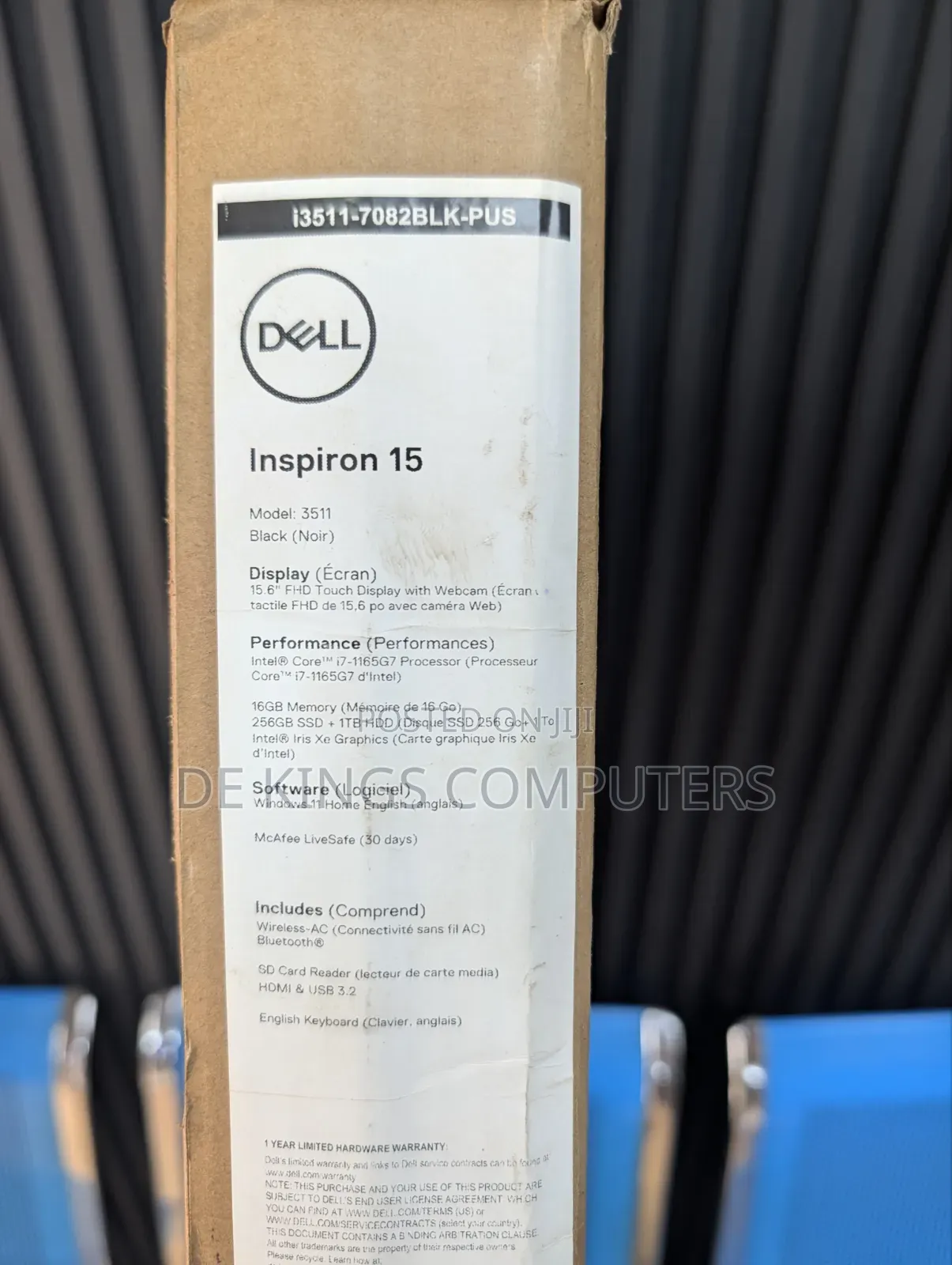 New Laptop Dell Inspiron 15 3511 16GB Intel Core i7 SSD 1.5T