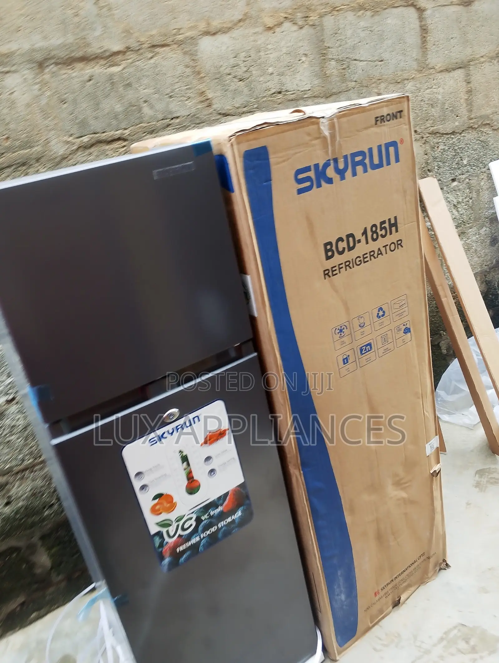 SKYRUN 180L Double Door Refrigerator With Freezer